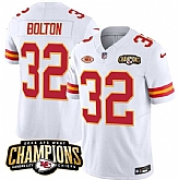 Men & Women & Youth Kansas City Chiefs #32 Nick Bolton White 2023 F.U.S.E. AFC West Champions With NKH Patch Vapor Untouchable Limited Jersey,baseball caps,new era cap wholesale,wholesale hats
